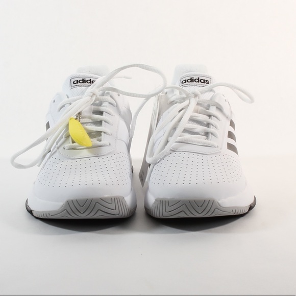 Menβs Adidas Courtsmash Tennis Shoes White NEW - Picture 3 of 8